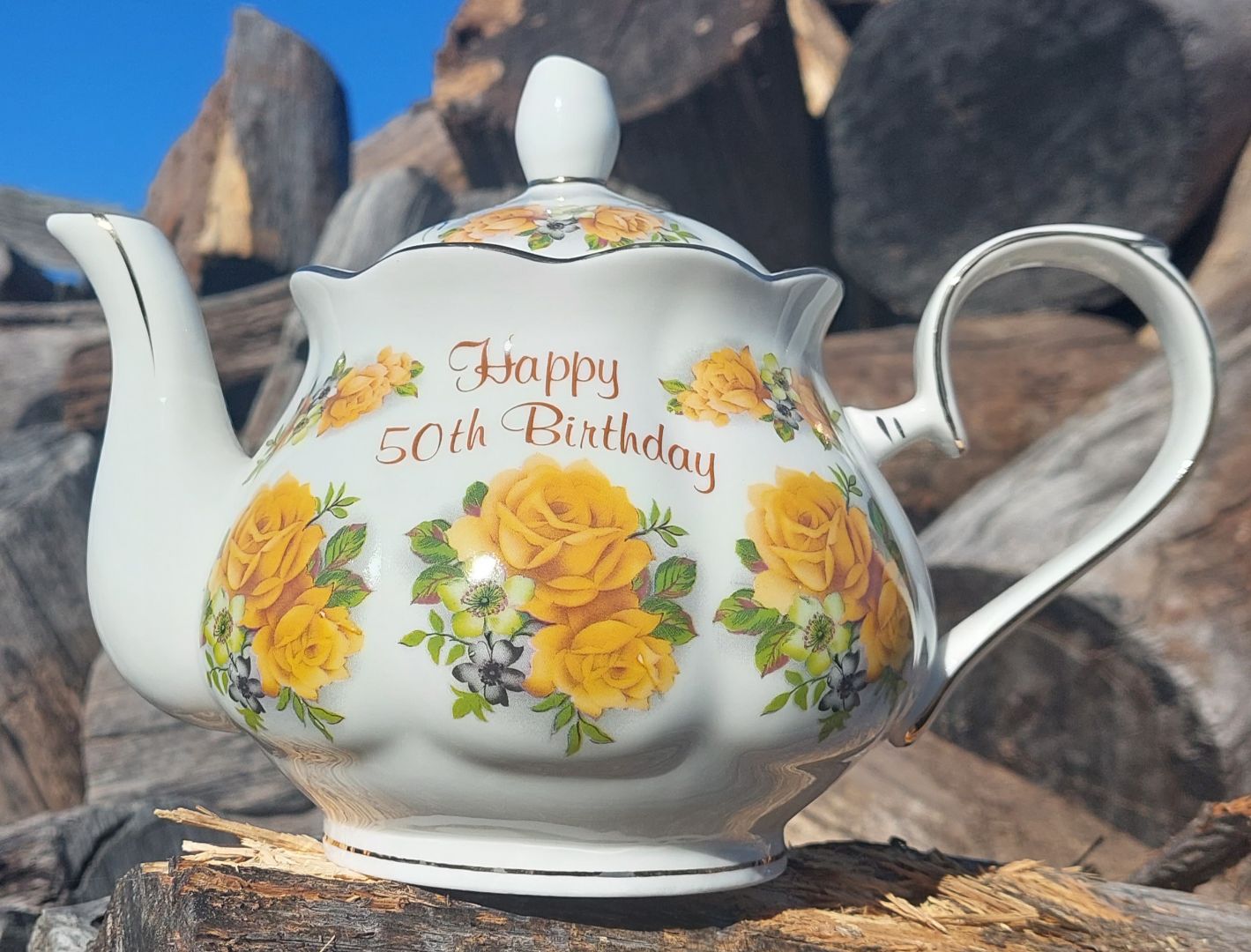 50th Birthday 4 Cup Teapot (Custom) 50th Birthday 4 Cup Teapot (Custom)