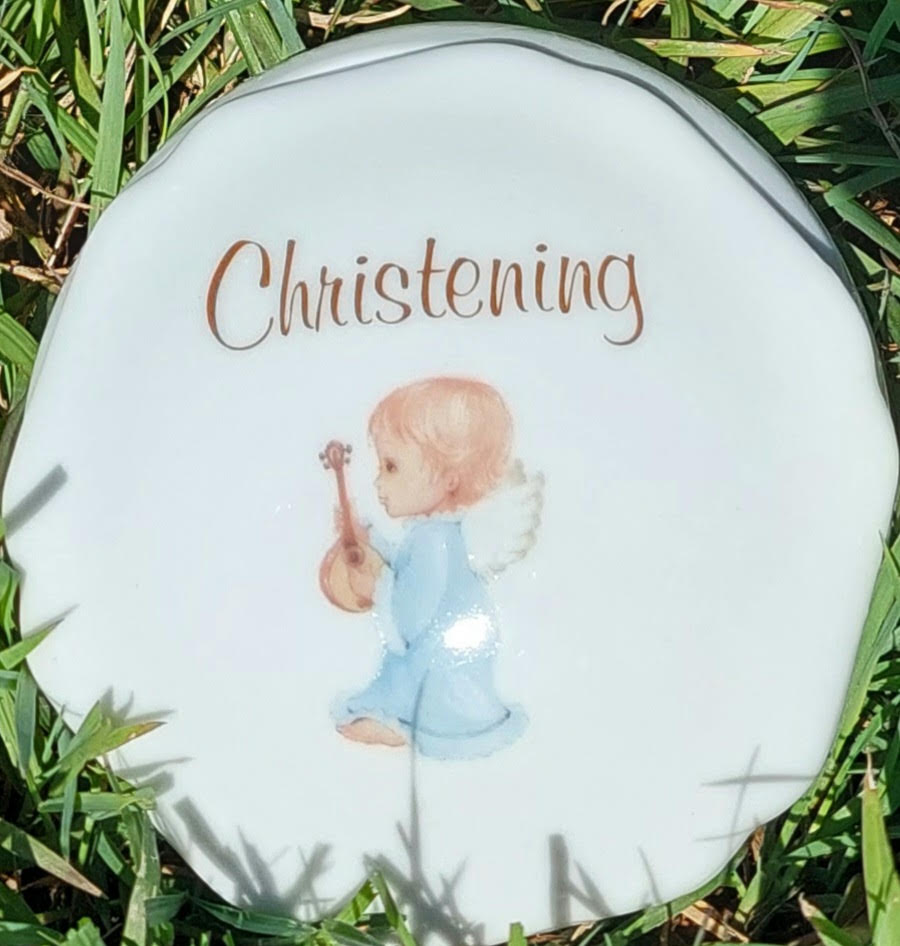 Christening Boy Trinket Box (Custom)