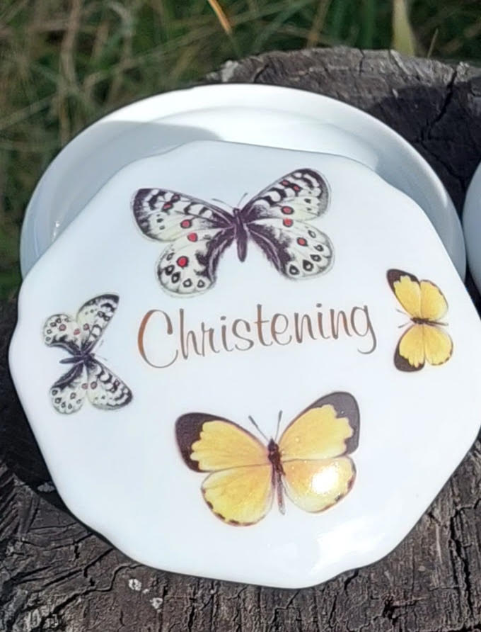 Christening Girl Trinket Box (Custom) Christening Girl Trinket Box (Custom)
