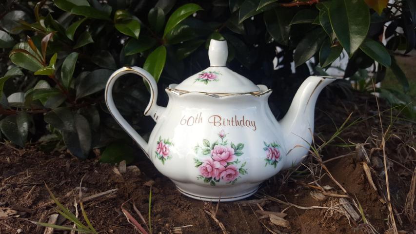 60th Birthday Teapot 60th Birthday Teapot