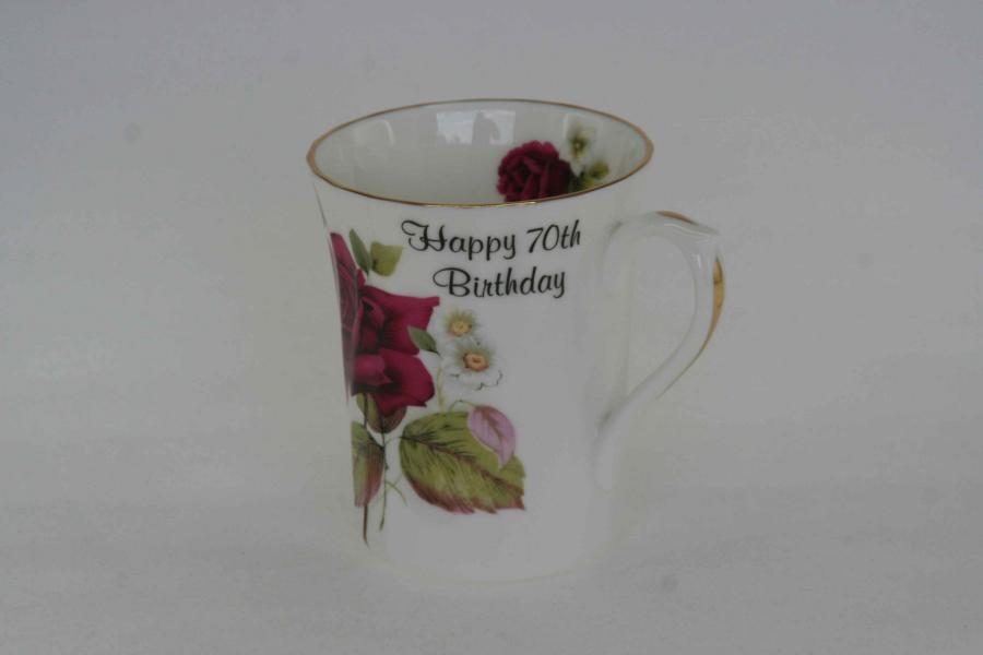 70th Birthday Swirl Mug 70th Birthday Swirl Mug