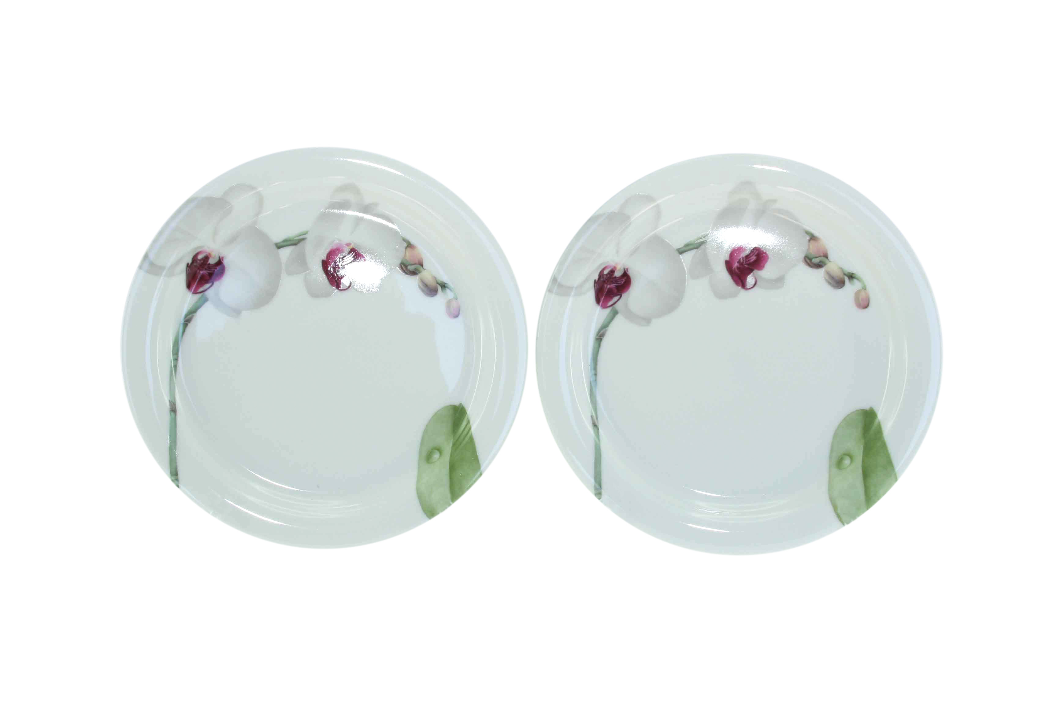 White Flower Sideplate Set White Flower Sideplate Set