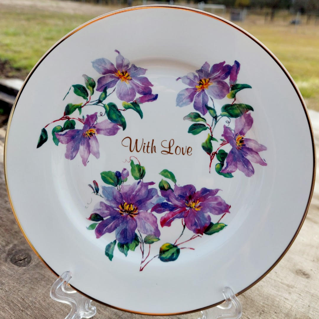 With Love Display Plate (Custom) With Love Display Plate (Custom)