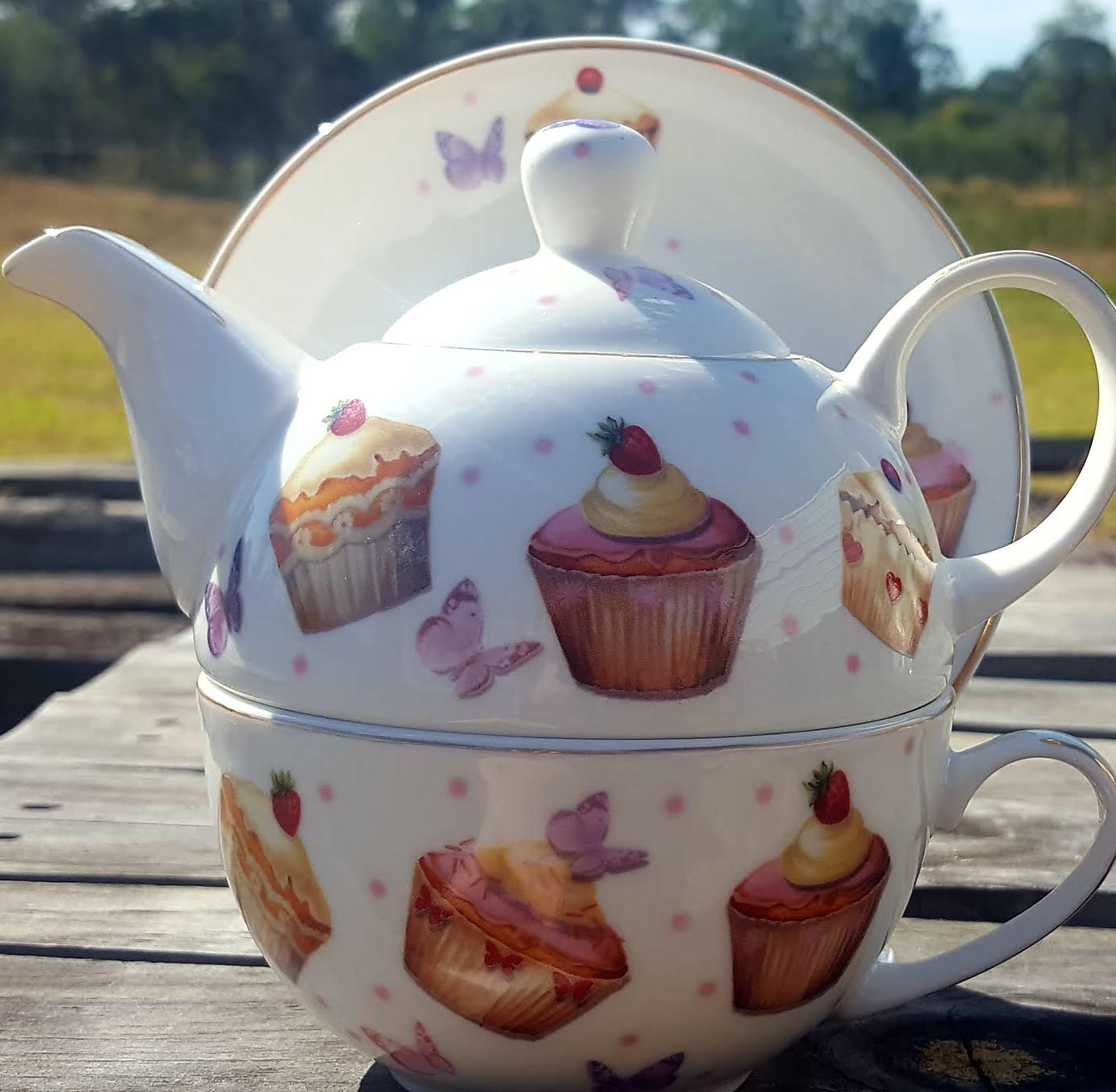 Cupcakes Tea for one (Custom) Cupcakes Tea for one (Custom)