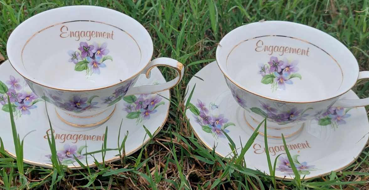 Engagement 2 cup & saucer set (Custom)