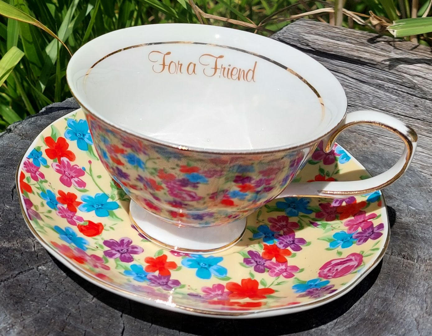 for a Friend Cream Flower teacup (Custom) for a Friend Cream Flower teacup (Custom)