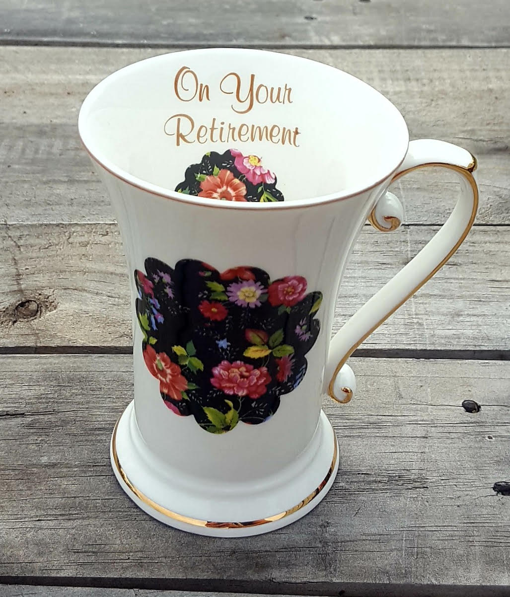 Retirement Charlotte Tall Beaker (Custom) Retirement Charlotte Tall Beaker (Custom)